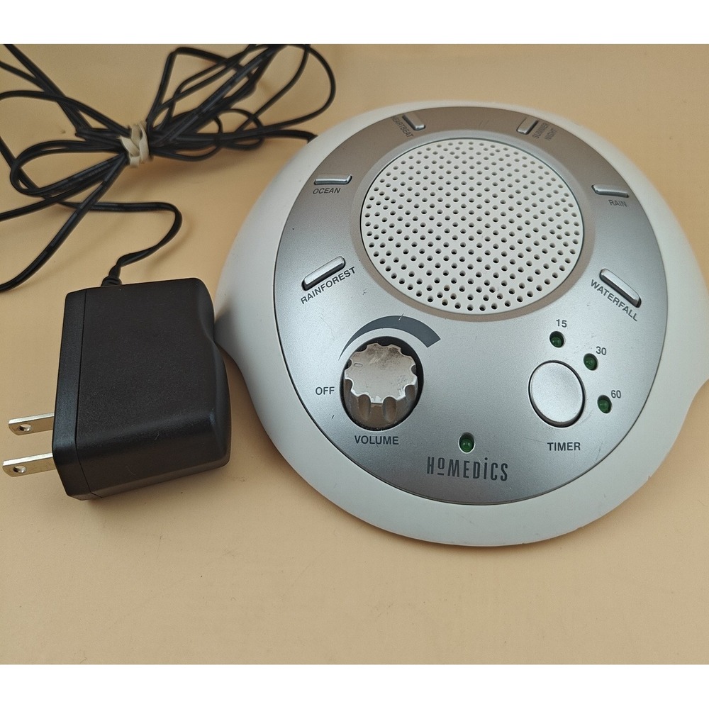 Homedics SS-2000A Sound Machine Sleep Soother 6 Sounds White Noise